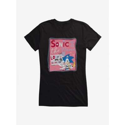 Sonic's The Name Love's My Game Girls Lightweight T-Shirt