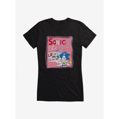 Sonic's The Name Love's My Game Girls Lightweight T-Shirt