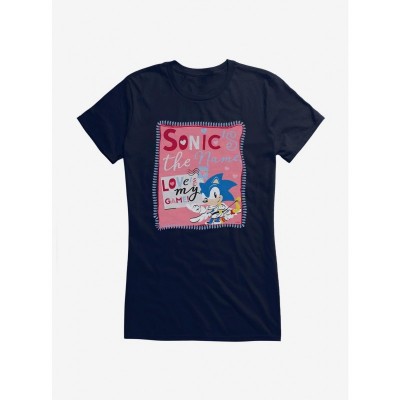 Sonic's The Name Love's My Game Girls Lightweight T-Shirt