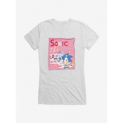 Sonic's The Name Love's My Game Girls Lightweight T-Shirt