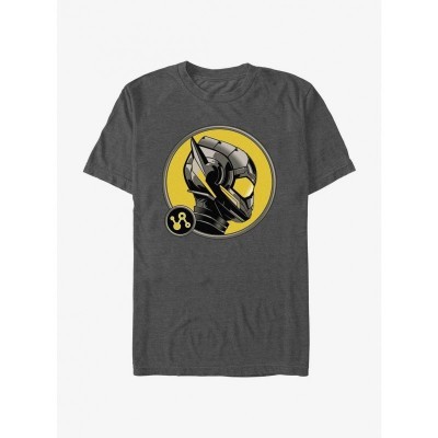 Marvel Ant-Man and the Wasp Quantumania Grey Wasp Badge Tee - Men's