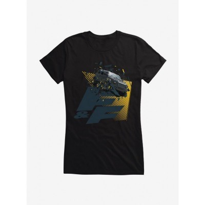 Fast & Furious Movie Crash Girls Graphic Tee for Juniors