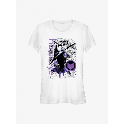 Marvel Hawkeye Graphic Tee for Girls - White