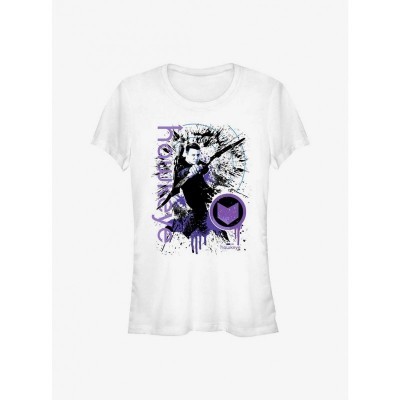 Marvel Hawkeye Graphic Tee for Girls - White