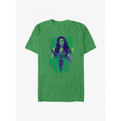 Marvel's She-Hulk T-Shirt - Men's Green Attorney at Law Transformation