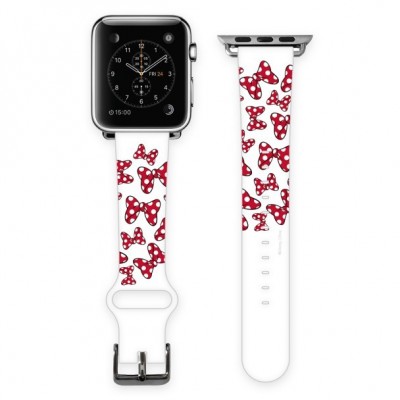 Minnie Mouse Colorful Bows Smartwatch Band for Women