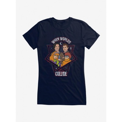 Supernatural Scooby-Doo Meets Natural World Girls Lightweight Cotton T-Shirt