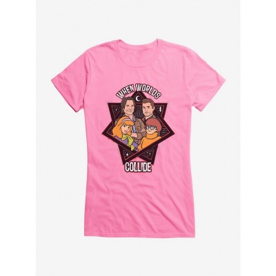 Supernatural Scooby-Doo Meets Natural World Girls Lightweight Cotton T-Shirt