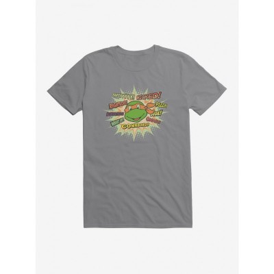 Teenage Mutant Ninja Turtles Michelangelo Catchphrases Unisex Cotton T-Shirt
