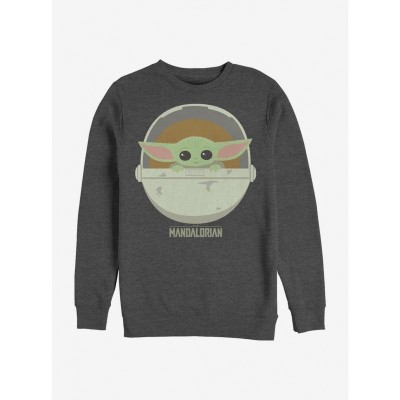 Star Wars Mandalorian Grogu Adorable Grey Sweatshirt for Men