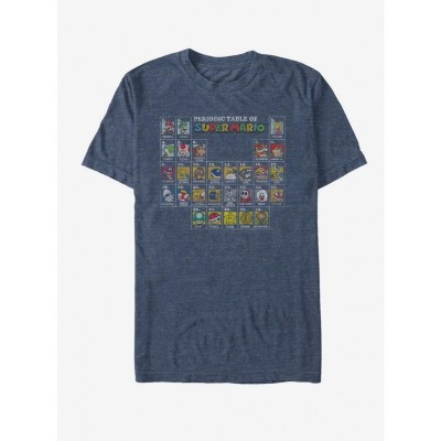 Nintendo Mushroom Themed Lightweight T-Shirt - Blue Men's Size