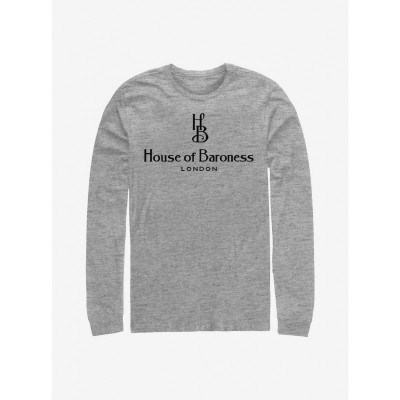 Disney Baroness Cruella Grey Long Sleeve T-Shirt for Men