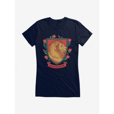 Harry Potter Gryffindor Shield Comfortable Girls T-Shirt