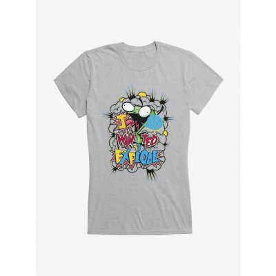 Invader Zim I Want To Explode Junior Girls T-Shirt