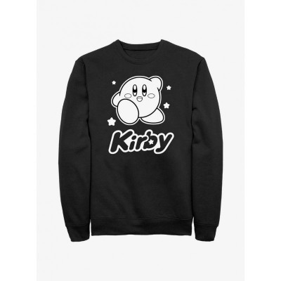 Kirby Star Pose Men's Unisex Sweatshirt - Black