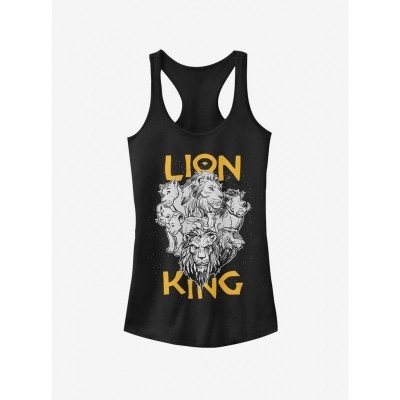 Disney 2019 The Lion King Movie Girls Cotton Tank Top - Black