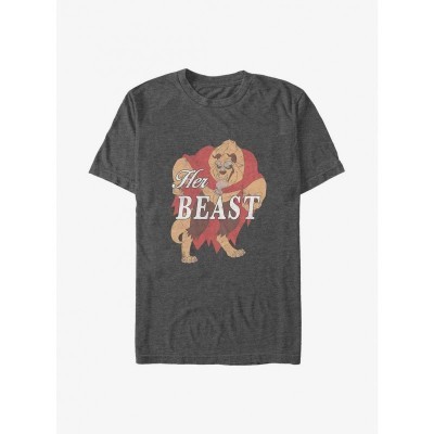 Disney's Big & Tall "Her Beast" Grey T-Shirt for Men