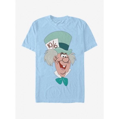 Disney Mad Hatter from Alice In Wonderland Big Face Graphic Tee for Men