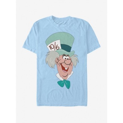 Disney Mad Hatter from Alice In Wonderland Big Face Graphic Tee for Men