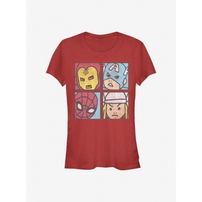 Marvel Girls Avengers Action T-Shirt - Red