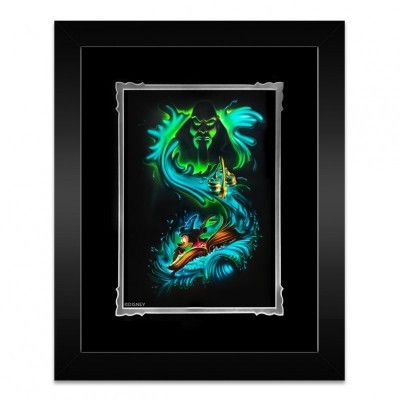 Sorcerer Mickey Mouse Deluxe Print - Waves of Magic by Noah