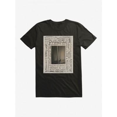 Netflix Inspired Pinocchio Text T-Shirt for Men and Unisex