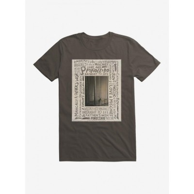 Netflix Inspired Pinocchio Text T-Shirt for Men and Unisex