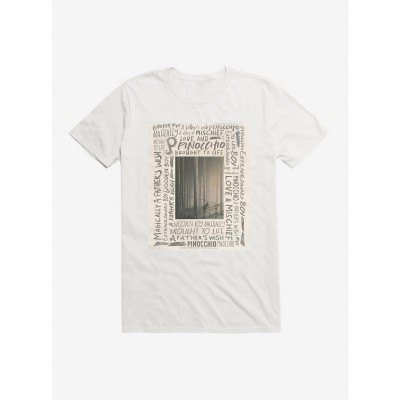 Netflix Inspired Pinocchio Text T-Shirt for Men and Unisex