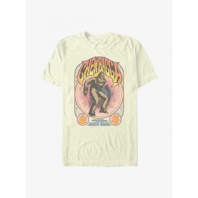 Chewbacca Star Wars T-Shirt - Tan Beige Men's Lightweight Cotton