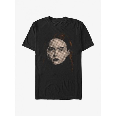 Stranger Things Halftone Graphic Tee - Men's Black Cotton