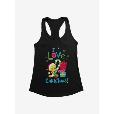 Looney Tunes Tweety Christmas Love Girls Tank Top