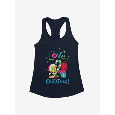 Looney Tunes Tweety Christmas Love Girls Tank Top