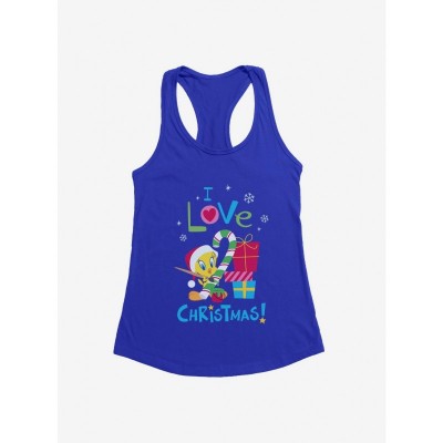 Looney Tunes Tweety Christmas Love Girls Tank Top