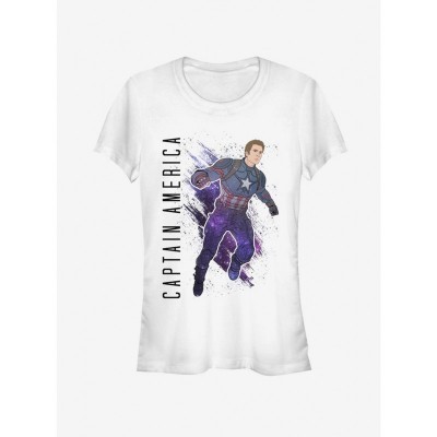 Marvel Captain America Endgame T-Shirt for Girls - White