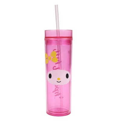 My Melody 16oz Acrylic Cute Travel Tumbler for Women