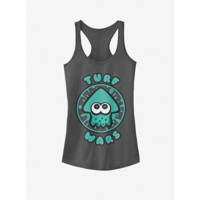 Nintendo Splatoon Turf Wars Girls Cotton Tank Top - Black