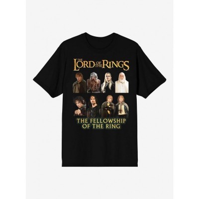 Lord Of The Rings Fellowship Collage Unisex Tee