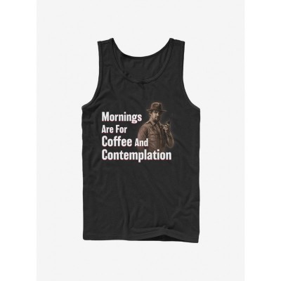 Stranger Things Inspired Hopper Tank Top in Black for Men