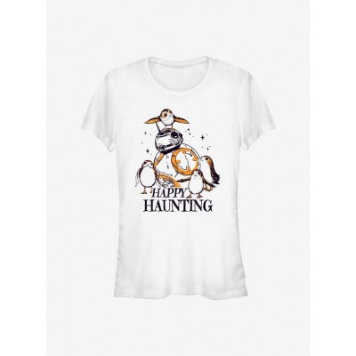 Star Wars: The Last Jedi Happy Haunting Junior T-Shirt - White