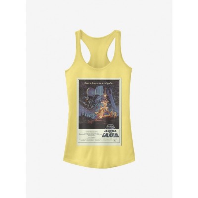 Star Wars The Force Girls Youth Tank Top - Yellow