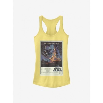 Star Wars The Force Girls Youth Tank Top - Yellow