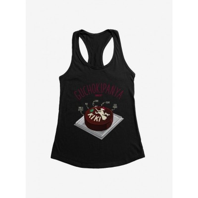 Studio Ghibli Kiki's Delivery Service Chocolate Cake Design Girls Tank Top