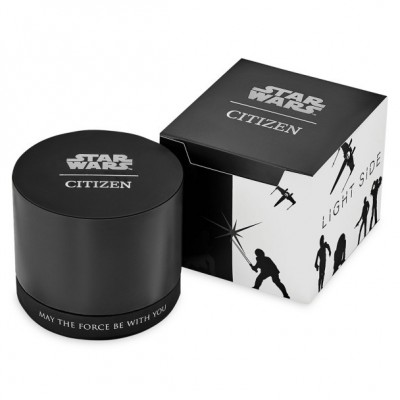 Citizen Men's Eco-Drive Stainless Steel Death Star Watch with Glow-In-The-Dark Feature