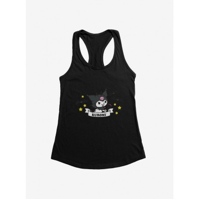Kuromi Halloween Stars and Bats Girls Lightweight Tank