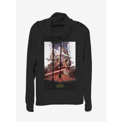 Star Wars Skywalker Poster Lightweight Cowl Neck Top - Black Girls Edition