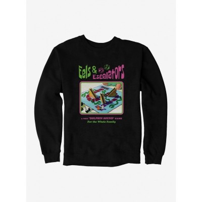 SpongeBob SquarePants Eels & Escalators Game Print Men's Sweatshirt