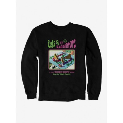 SpongeBob SquarePants Eels & Escalators Game Print Men's Sweatshirt