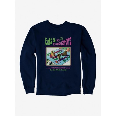 SpongeBob SquarePants Eels & Escalators Game Print Men's Sweatshirt
