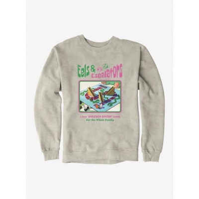 SpongeBob SquarePants Eels & Escalators Game Print Men's Sweatshirt