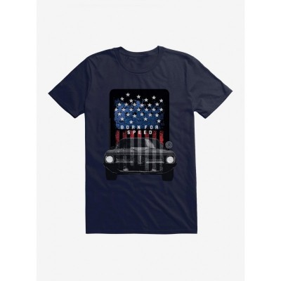 Born For Speed Patriotic T-Shirt - Lightweight Men's Cotton Tee